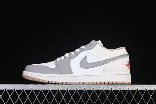 All categories Air Jordan Jordan series basketball shoes Air Jordan 1 Low G version pure original Air Jordan 1 Low AJ1 Joe 1 meter gray low-top retro culture basketball shoes 553558-169